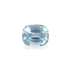 CUSHION-cut Aquamarine Sky...