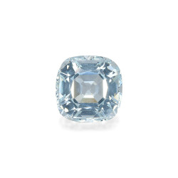 CUSHION-cut Aquamarine Sky...