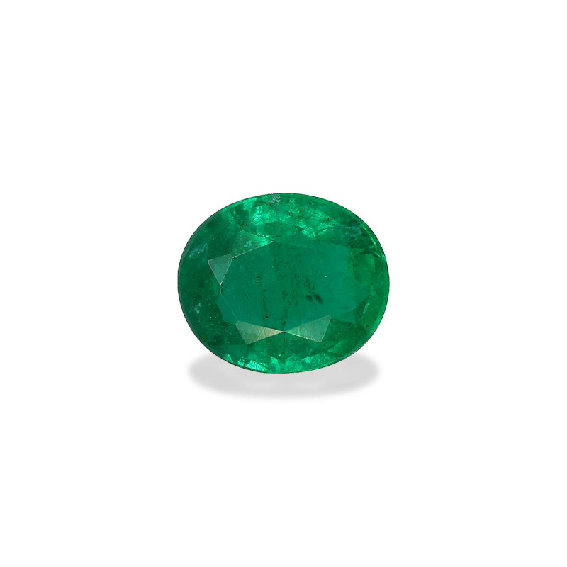 Emeraude de Zambie taille OVALE 绿色 1.45 carats