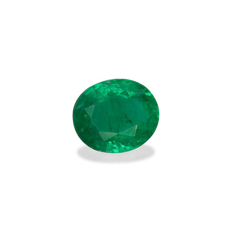 OVAL-cut Zambian Emerald Green 1.45 carats