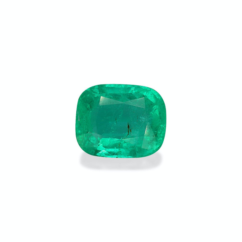 CUSHION-cut Zambian Emerald Green 1.64 carats