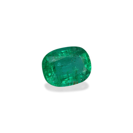 Esmeralda de Zambia taille COUSSIN Verde 1.33 carats