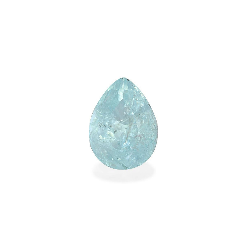 Tourmaline Paraiba taille Poire Bleu Ciel 1.22 carats
