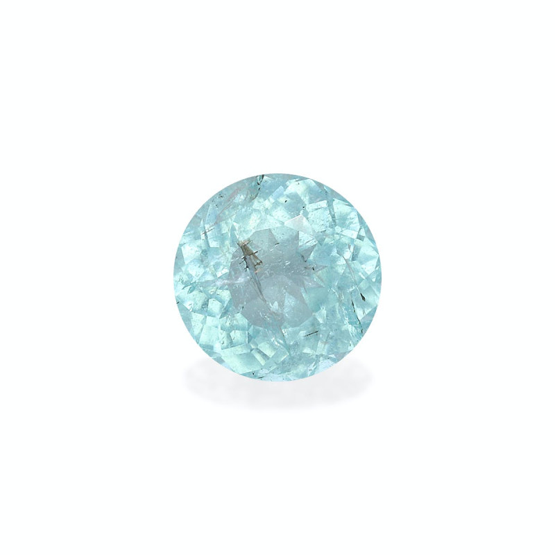 Tourmaline Paraiba taille ROND Bleu Ciel 0.82 carats