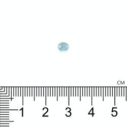 Ovale Paraiba Toermalijn Lichtblauw 0.37 karaat