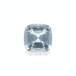 CUSHION-cut Aquamarine Sky...