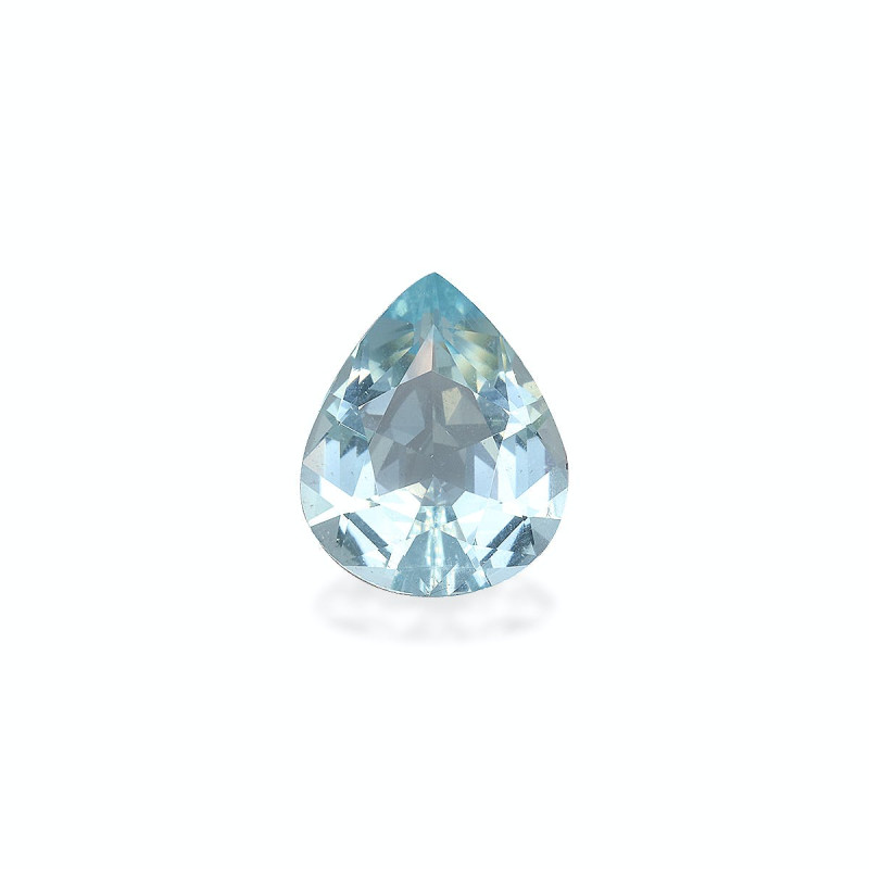 Pear-cut Aquamarine Sky Blue 7.66 carats