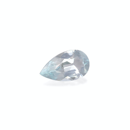 Pear-cut Aquamarine Sky Blue 5.89 carats