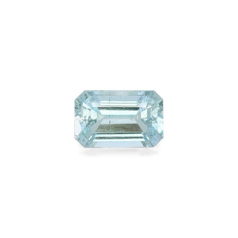 RECTANGULAR-cut Aquamarine Sky Blue 3.99 carats