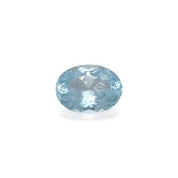 Ovaal geslepen Hemelsblauwe Aquamarijn van 10,73 karaat