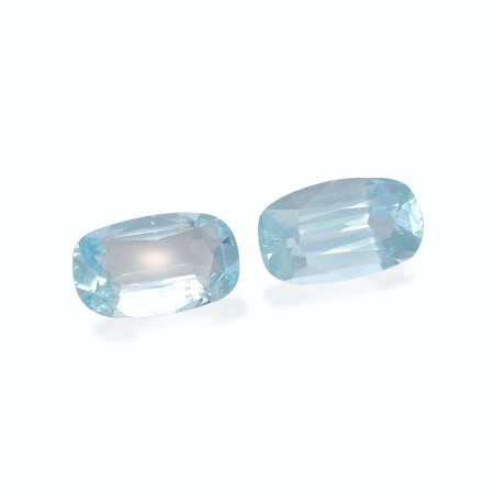 Aquamarin lengte KISSEN Blau 13.70 karaten