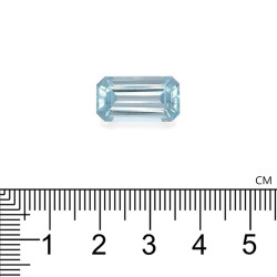 Rechthoekig geslepen Aquamarijn Baby Blauw 7,36 karaat