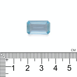 Rechthoekig geslepen Baby Blauwe Aquamarijn van 6,48 karaat