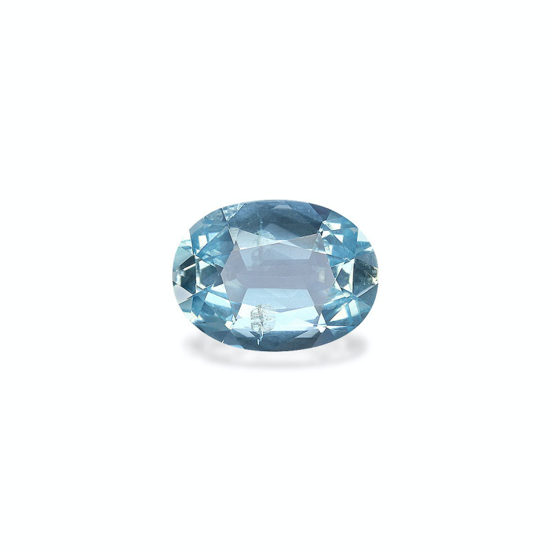 海蓝宝 taille 椭圆形 绿色 3.31 carats