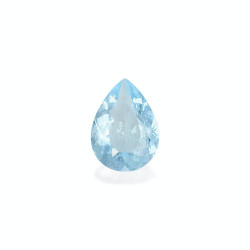 天蓝色梨形切割海蓝宝石4.93克拉