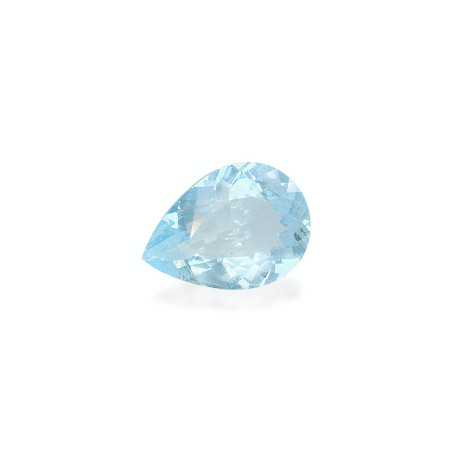 Aquamarin lengte Birne Himmelblau 4.93 karaten