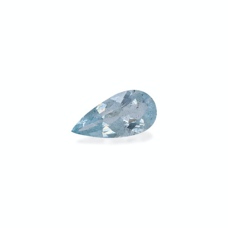 Pear-cut Aquamarine Sky Blue 6.14 carats