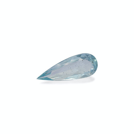 Aquamarin lengte Birne Himmelblau 14.27 karaten