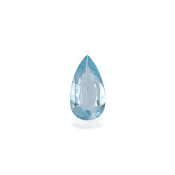 天蓝色梨形切割海蓝宝3.35克拉
