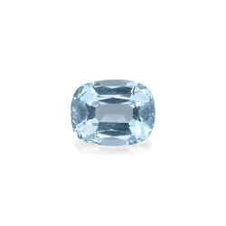 CUSHION-cut Aquamarine Sky...