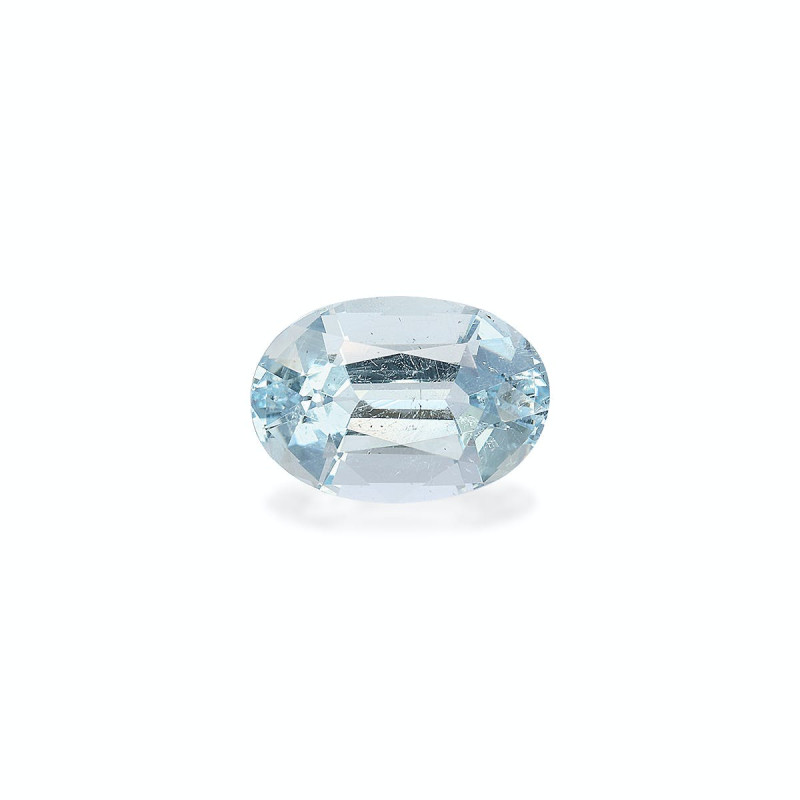 OVAL-cut Aquamarine Sky Blue 2.47 carats