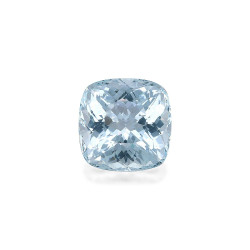 CUSHION-cut Aquamarine Sky...