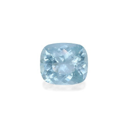 CUSHION-cut Aquamarine Sky...