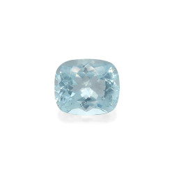 CUSHION-cut Aquamarine Sky...