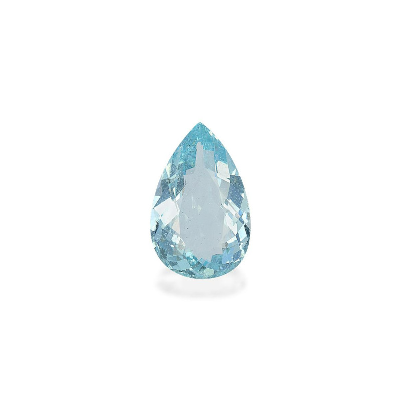 Aguamarina taille Poire Baby Blue 9.74 carats