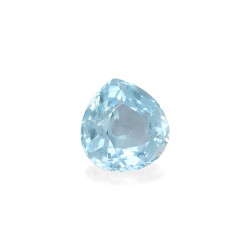 Hemelblauwe peervormige Aquamarijn van 26,86 karaat