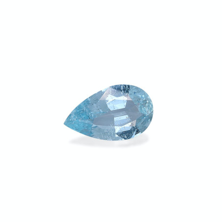 Pear-cut Aquamarine Blue 3.44 carats