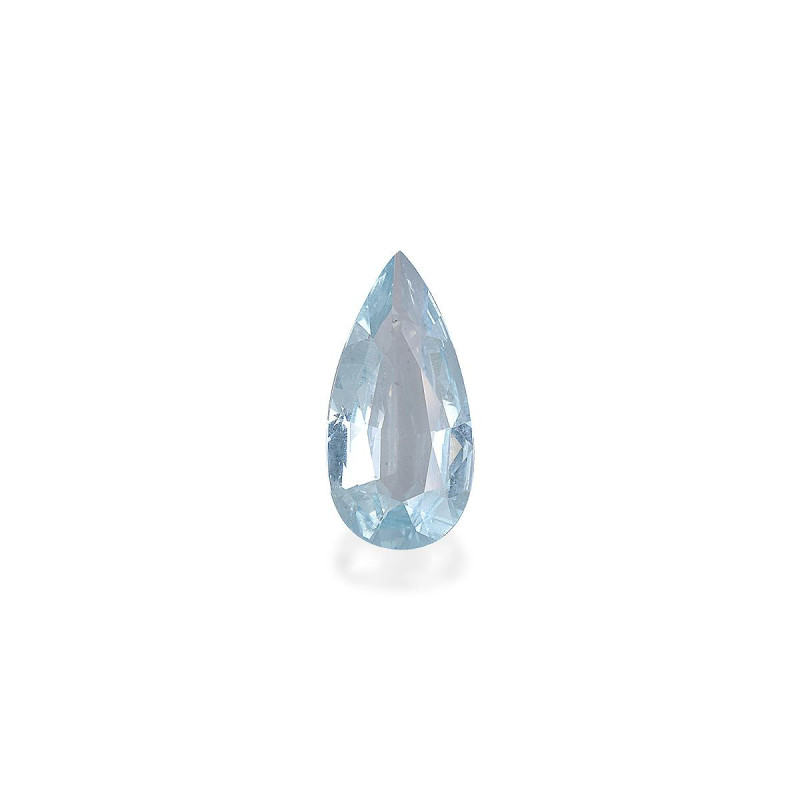 Pear-cut Aquamarine Sky Blue 4.65 carats