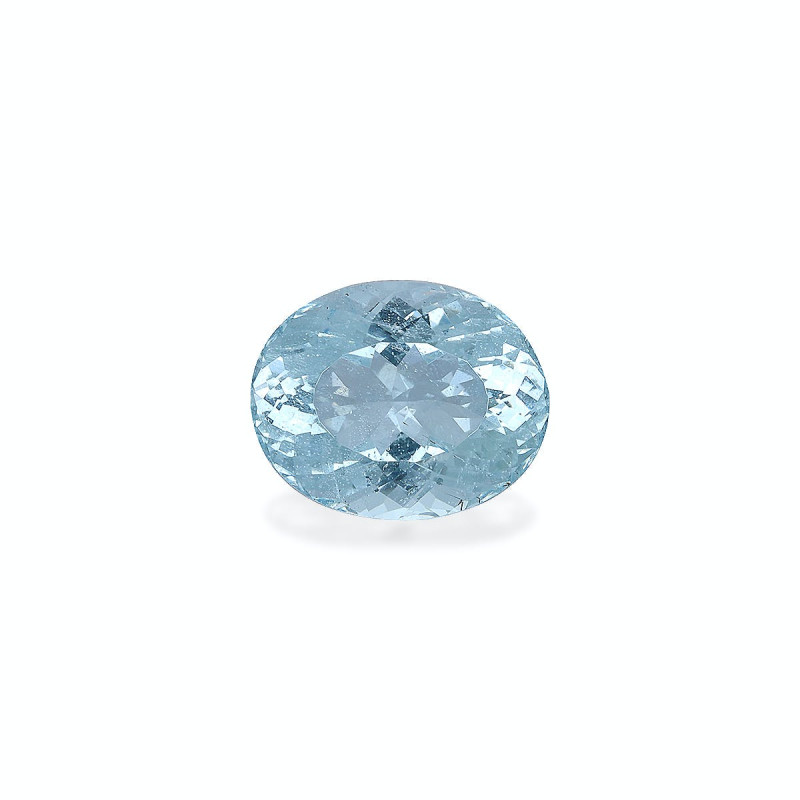 Aguamarina taille OVALE Bleu Ciel 4.89 carats