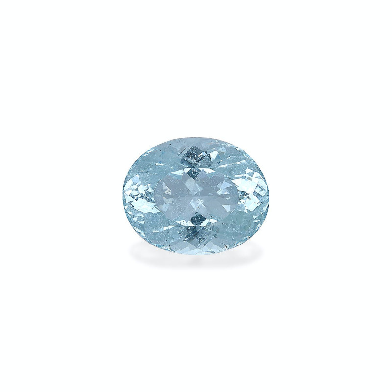 OVAL-cut Aquamarine Sky Blue 4.89 carats