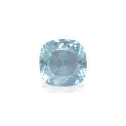 CUSHION-cut Aquamarine Sky...