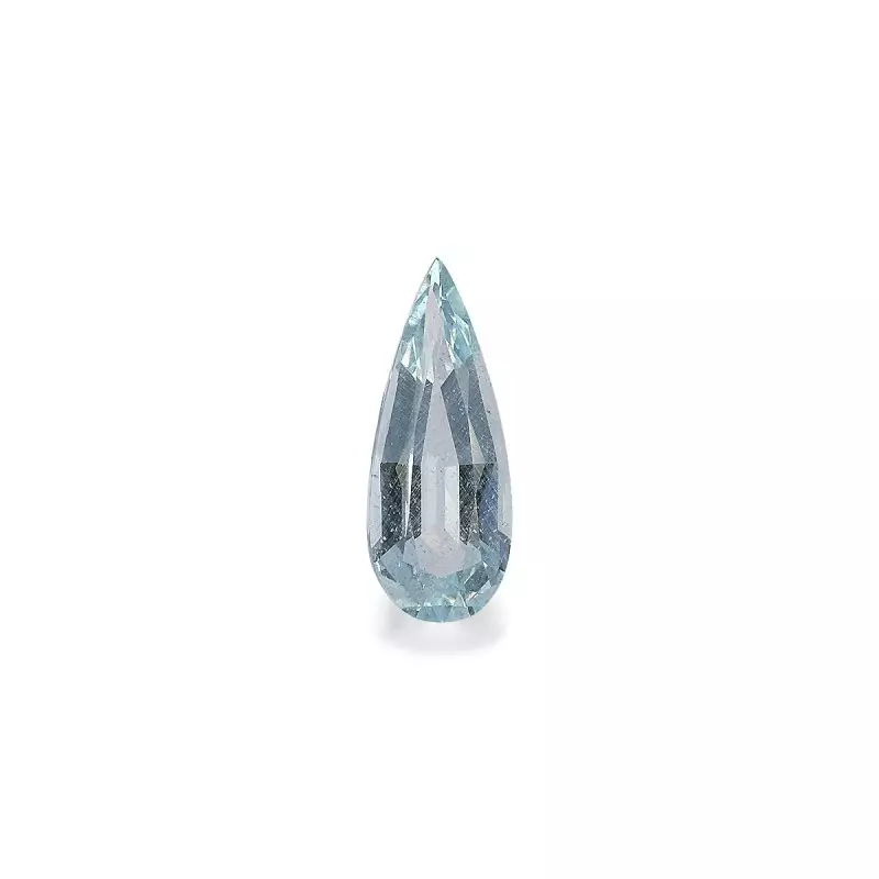 Aguamarina taille Poire Bleu Ciel 4.91 carats