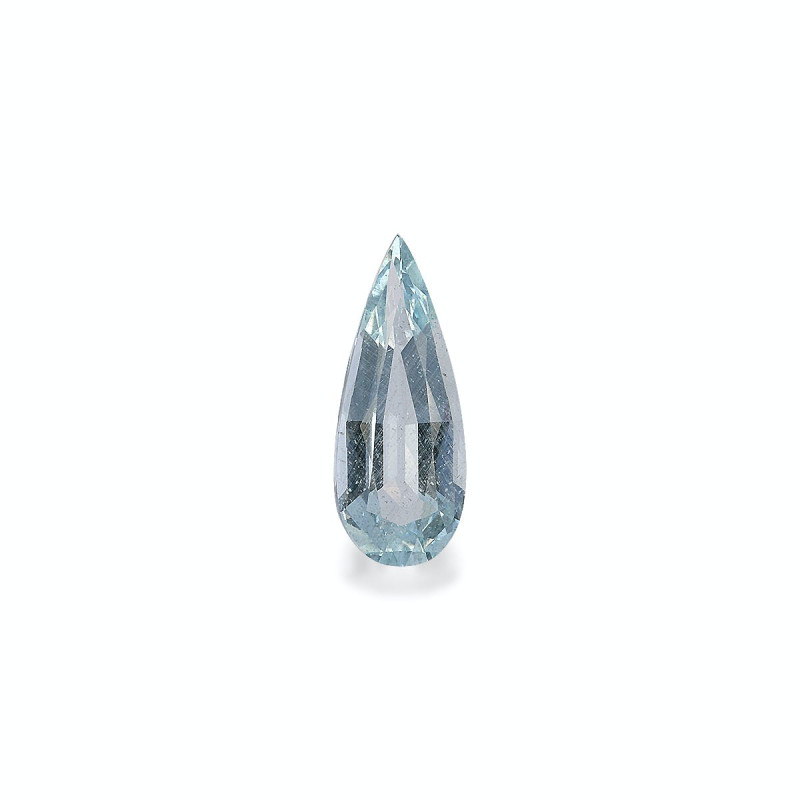 Pear-cut Aquamarine Sky Blue 4.91 carats
