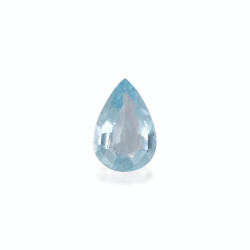 天蓝色梨形切割海蓝宝石10.42克拉