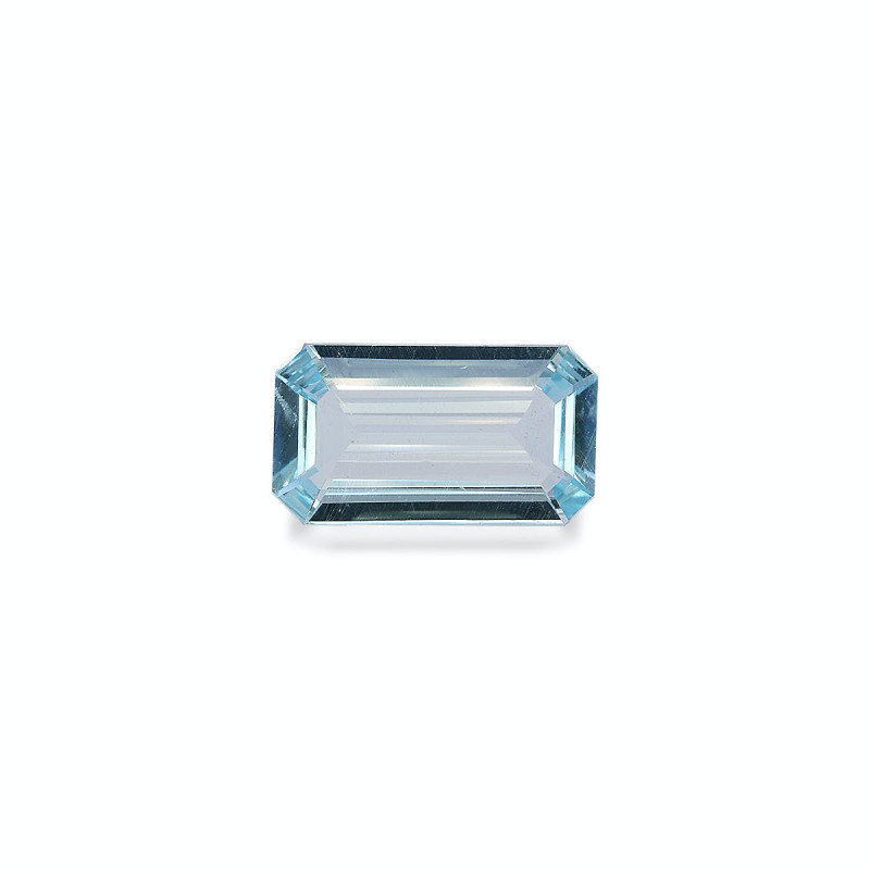Aigue-Marine taille RECTANGULARE Bleu Ciel 7.59 carats