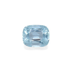 CUSHION-cut Aquamarine Sky...