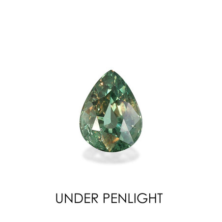 Alexandrite taille Poire Vert 0.98 carats