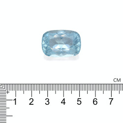 Kussen geslepen Hemelsblauwe Aquamarijn 29,98 karaat