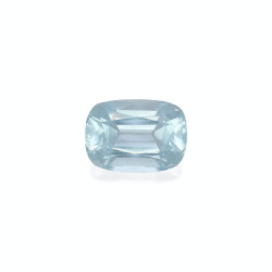 CUSHION-cut Aquamarine Sky...