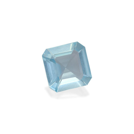 SQUARE-cut Aquamarine Sky Blue 6.33 carats