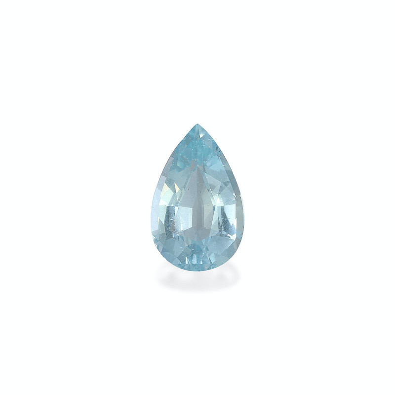 Aguamarina taille Poire Bleu Ciel 7.29 carats