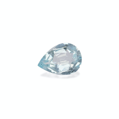 Pear-cut Aquamarine Sky Blue 6.03 carats