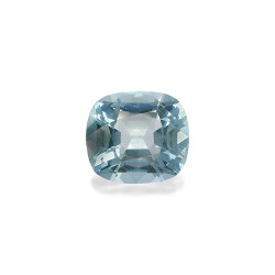 CUSHION-cut Aquamarine Sky...