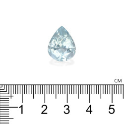 Peervormige Aquamarijn 7,65 karaat