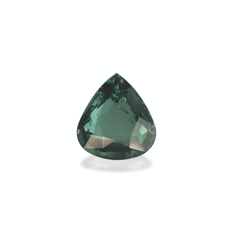 变石蓝晶石 taille 梨子 绿色 3.01 carats