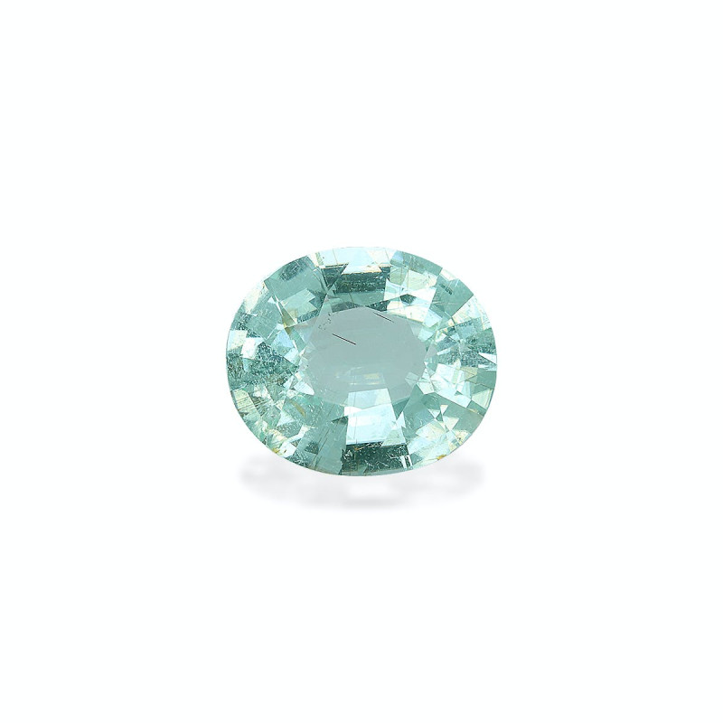 OVAL-cut Paraiba Tourmaline Seafoam Green 6.08 carats